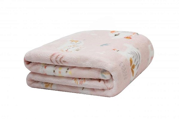 Cobertor Camesa Baby Flannel Nac Boho - 90x110 cm