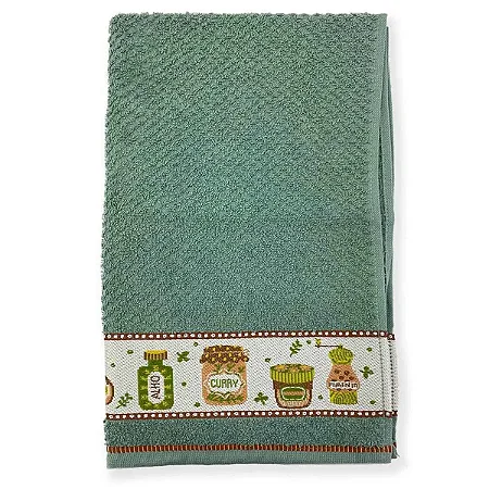Pano De Copa Dohler Atoalhado Jacquard Vida Liso Especiarias - 45x70 cm