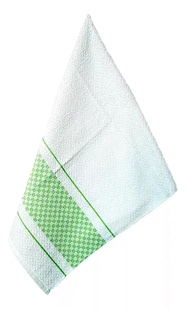 Pano Copa Dohler Atoalhado Para Bordar Vitoria Verde - 45x70 cm