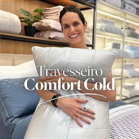 Travesseiro Comfort Cold Cooling 50x70cm Casa K Kacyumara
