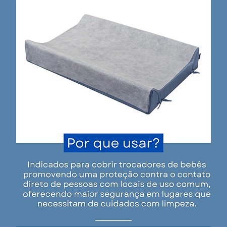 LENÇOL TNT PARA TROCADOR DE BEBE SEM ELASTICO 70 CM X 90cm