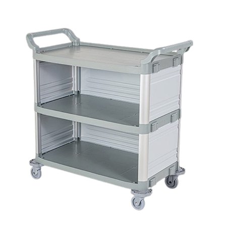 Carrinho Bralimpia Triplex Com Fechamento Lateral Ch3000
