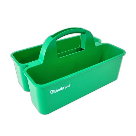 Cesto Funcional Bralimpia Verde Organizador de produtos