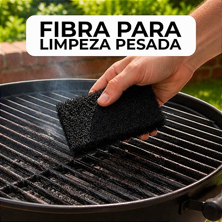 10 Fibra Bettaço Manual De Limpeza Pesada De Grelhas