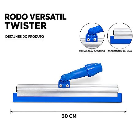 RODO VERSATIL TWISTER 30 CM ARTICULADO SEM CABO