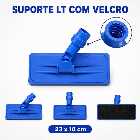 SUPORTE LIMPA TUDO EURO ENOVALAR VELCRO E ROSCA 23 CM