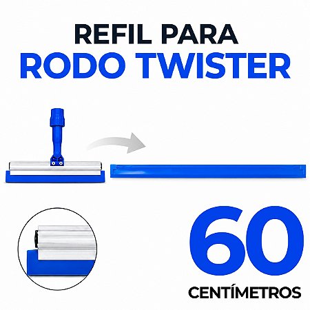 REFIL RODO VERSATIL TWISTER 60 CM