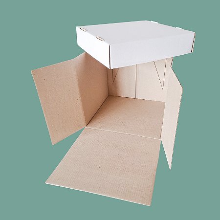 Caixa para Bolo Alto de 2,5kg - 26x26x20cm