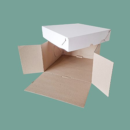 Caixa para Bolo Alto de 3,5kg - 30x30x18cm