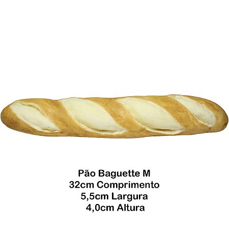 Pão Artificial Para Santa Ceia Baguette M