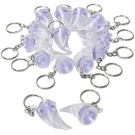 Pacote 25 Chaveiros Shofar Chifre Porta Óleo De Unção Campanhas