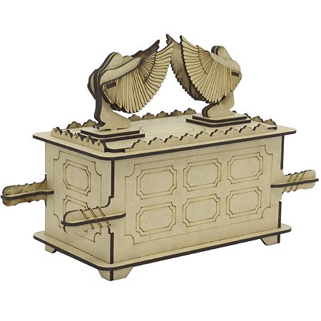 Arca Da Aliança ou Candelabro 22cm Mdf Para Decoração 1 Peça