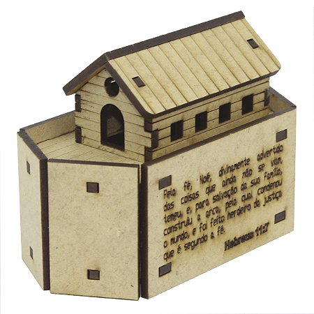 Arca de Noé ou Barco Pesca Maravilhosa ou Mini Cajado MDF Para Decoração