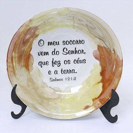 Tigela Grande Porcelana Decorativa 23cm Diâmetro