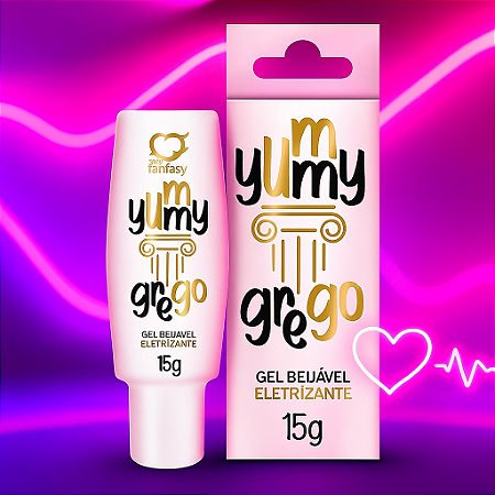 Yummy Beijo Grego Gel Eletrizante e Beijável 15 Gramas