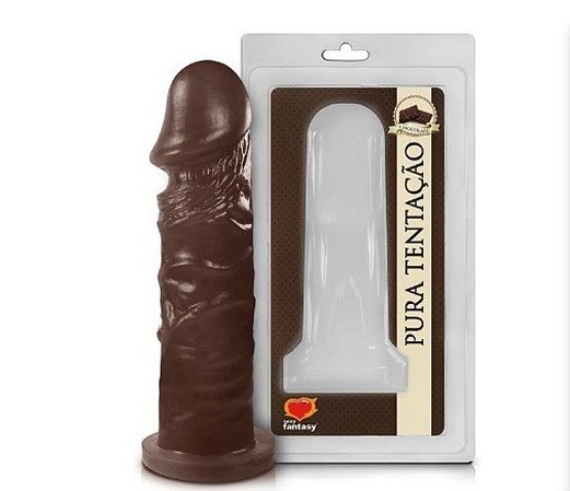 Penis Realístico Maciço em Silicone Macio Medida 15,3 X 4 cms Cores