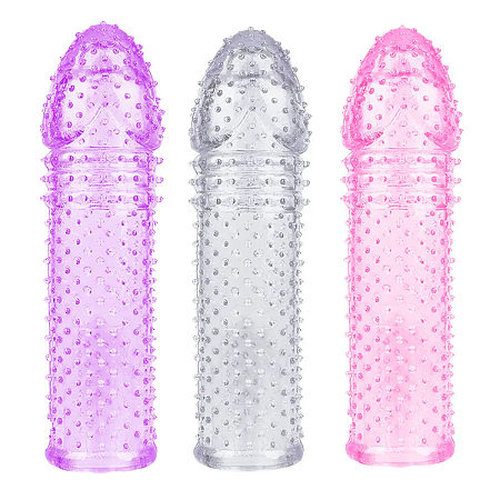 Capa Peniana Silicone Gel com Elasticidade Texturizada 16 cms