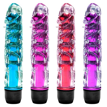 Vibrador Personal em Silicone Gel Sensor Colors