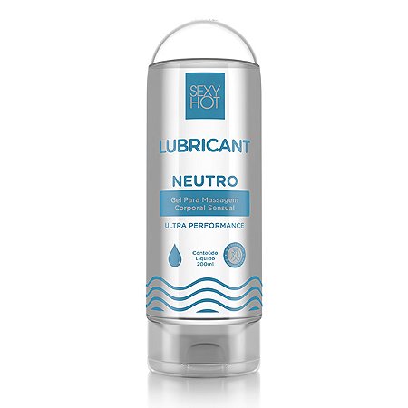 Lubrificante Mega Deslizante 200 Ml Neutro / Hot