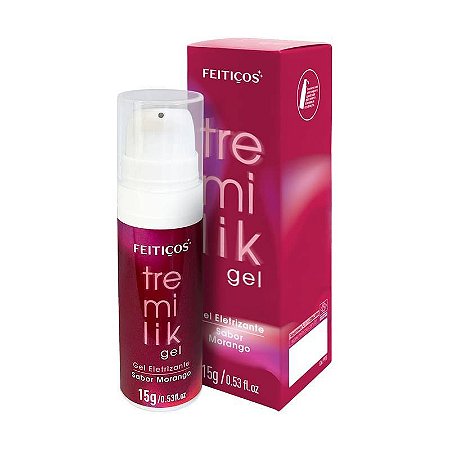 Tremilik Gel Excitante Unissex com Vibração - Sabores