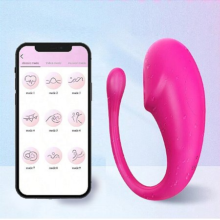 Vibrador Power Bullet por Aplicativo, Vibração pelo App, Música, Touch e Controle  a Distância