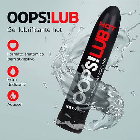 Lubrificante Neutro OOPS HOT - Lubrificante com Aquecimento