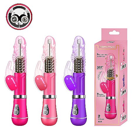 "PROMOÇÃO" Vibrador Rotativo Rabbit, A PILHA