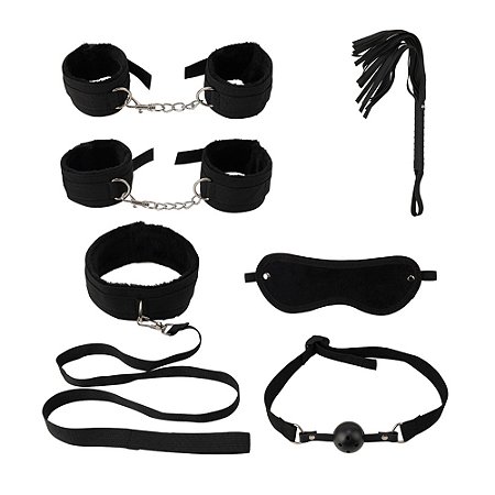 Kit Sado Bondage com 06 Itens Cores