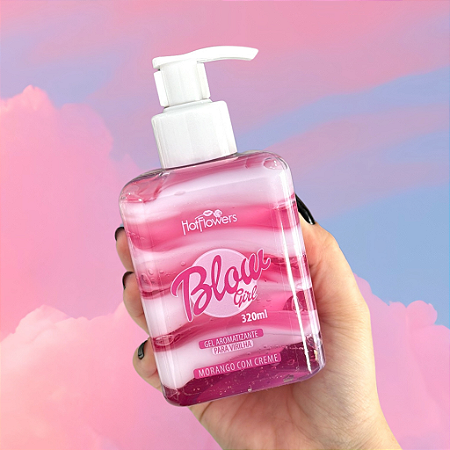 Blow Girl Gel  Hidratante Aromatizado Beijável Para Virilha, Coxas e Bum Bum 320Ml