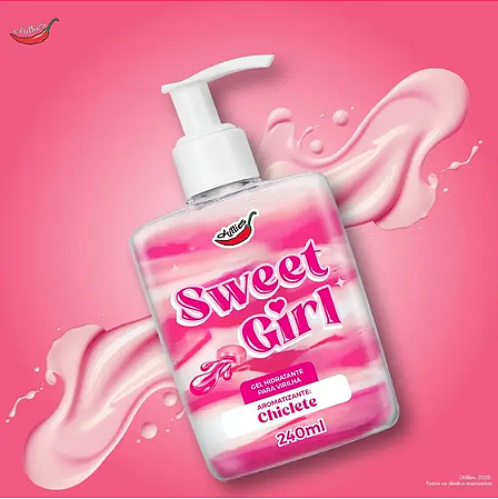 Sweet Girl Gel Hidratante para Virilha, Bum Bum e Coxas 240G