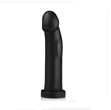 Penis Realistico em Silicone Macio Preto Tamanho 20 x 4 Cms