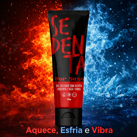 Facilitador de Orgasmos Múltiplos, Excitante Sedenta por Sexo, Aquece , Esfria e Vibra, 50 Gramas