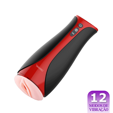 Vagina Masturbador Masculino com Pulsação, Vibração e Sucção!