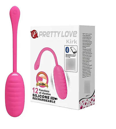Vibrador Bullet Kirk com Aplicativo - Pretty Love - Diversos Modos de Vibração