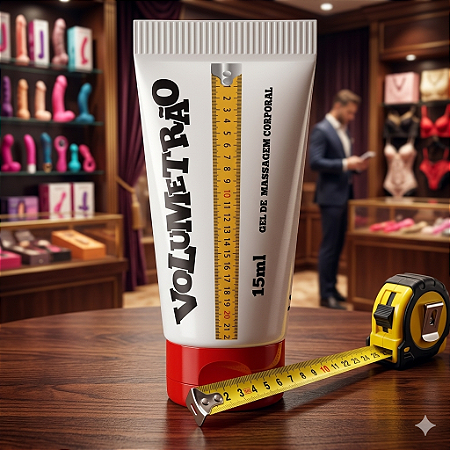 Volumetrão Gel Vasodilatador Sensação de Aumento Peniano 15 gramas