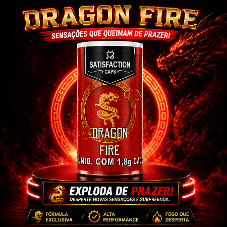 Bolinha Dragon Fire 03 Unidades Satisfaction Caps