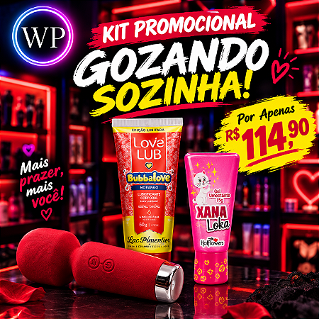 "Kit Promocional" Gozando Sozinha! – Mais Prazer por Menos!