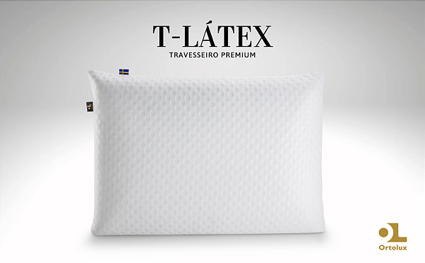 Travesseiro Tipo Látex Firme Ortolux