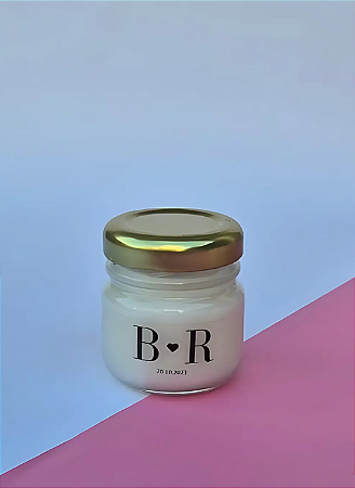Vela aromática - 40g - personalizada - Unidade