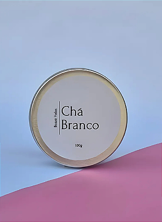 Vela aromática - Chá branco - Lata de alumínio - 100ml