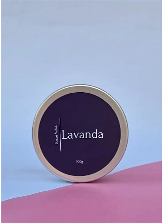 Vela aromática - Lavanda - Lata de alumínio - 100ml