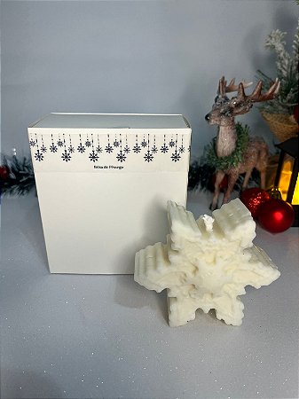 Vela aromática - Floco de neve - 80g