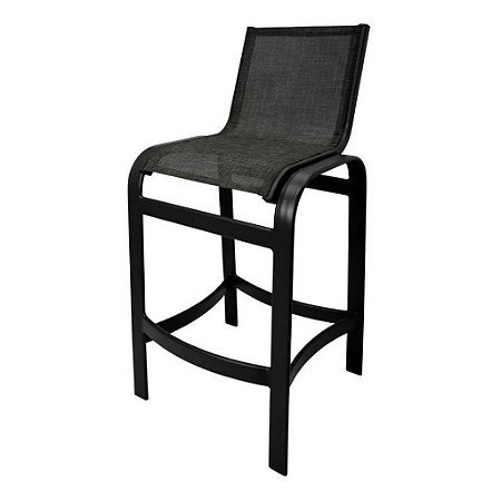 Banqueta Lótus Alumínio e Tela sling