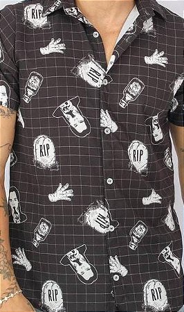Camisa Wandinha Preta