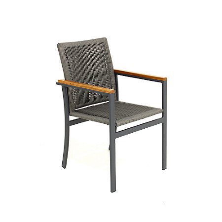 Poltrona Perpétua em Corda Náutica e Alumínio