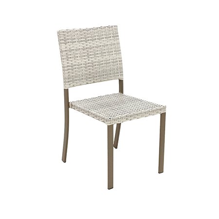 Cadeira Margarida de Fibra Sintética e Alumínio