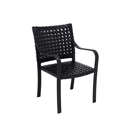 Poltrona Hera em Fibra Sintética e Alumínio