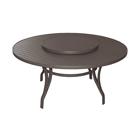 Mesa Ripada 1,40m em Alumínio com Giro Externo