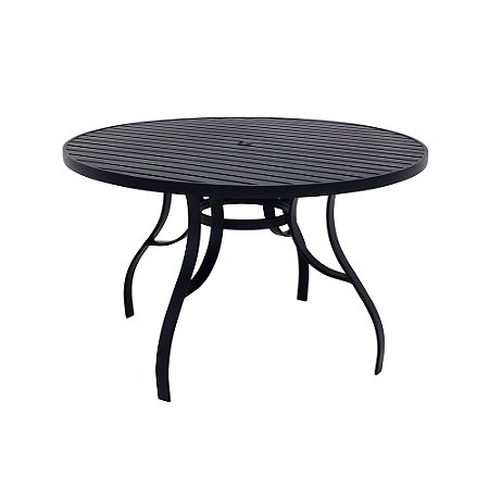 Mesa Ripada em Alumínio 1,60m de Diâmetro