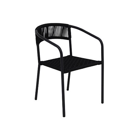 Poltrona Lavanda em Corda Náutica e Alumínio